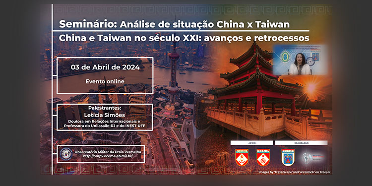 Seminário Análise de situação China x Taiwan | 03/04/2024