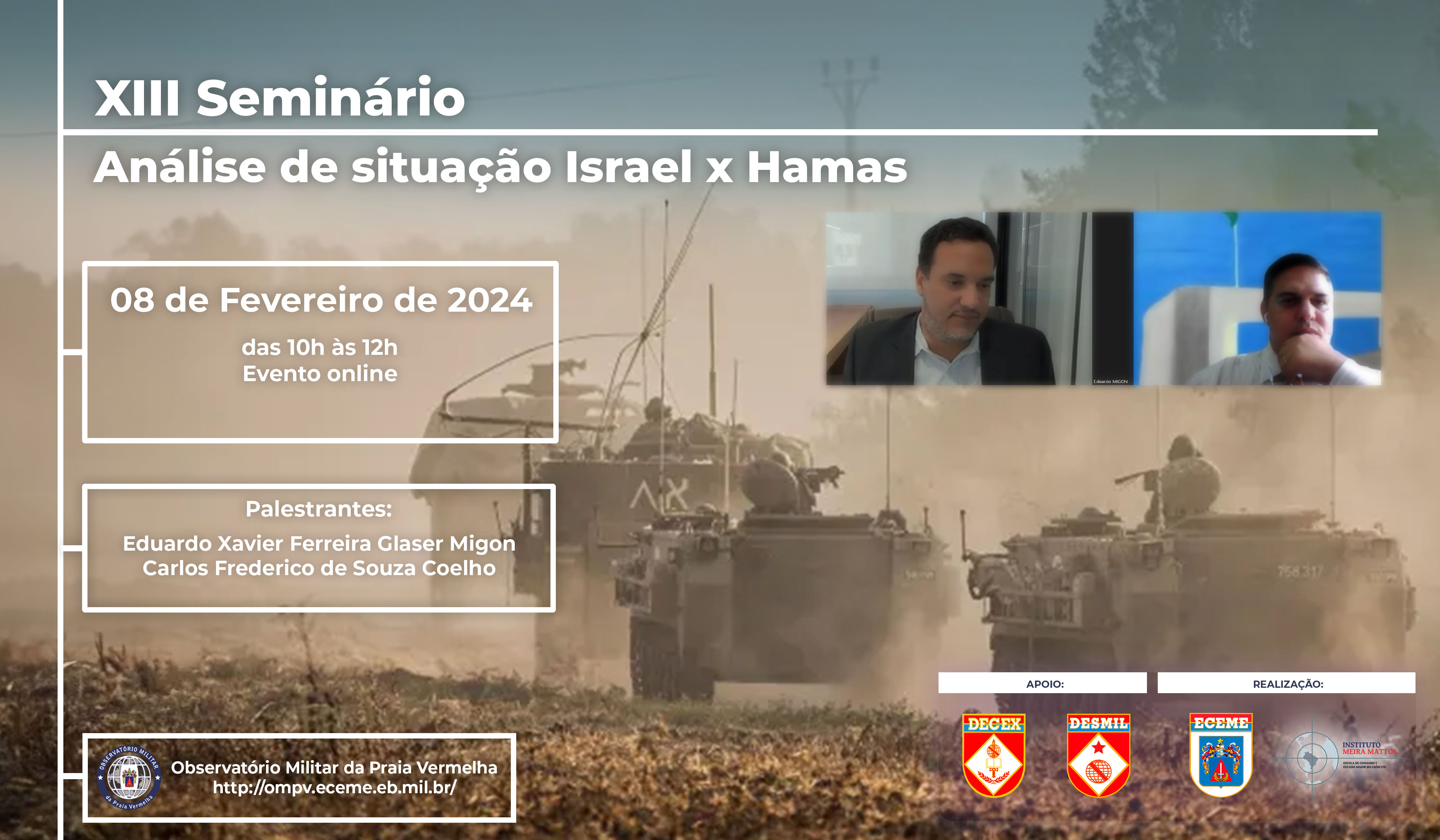 Arte Conflito Israel Hamas 07dez2023 youtube decex