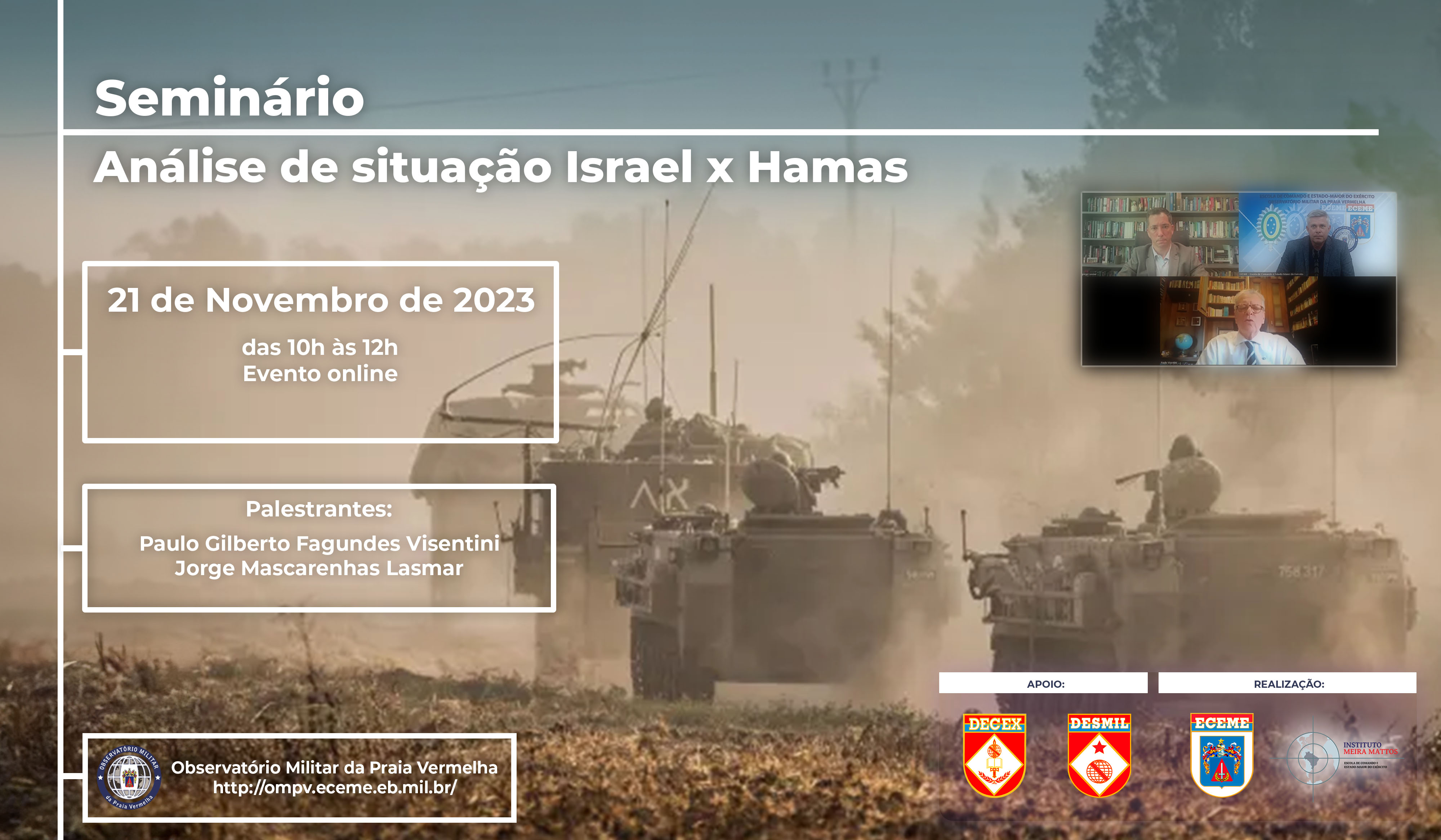 Arte Conflito Israel Hamas 21nov2023 youtube decex